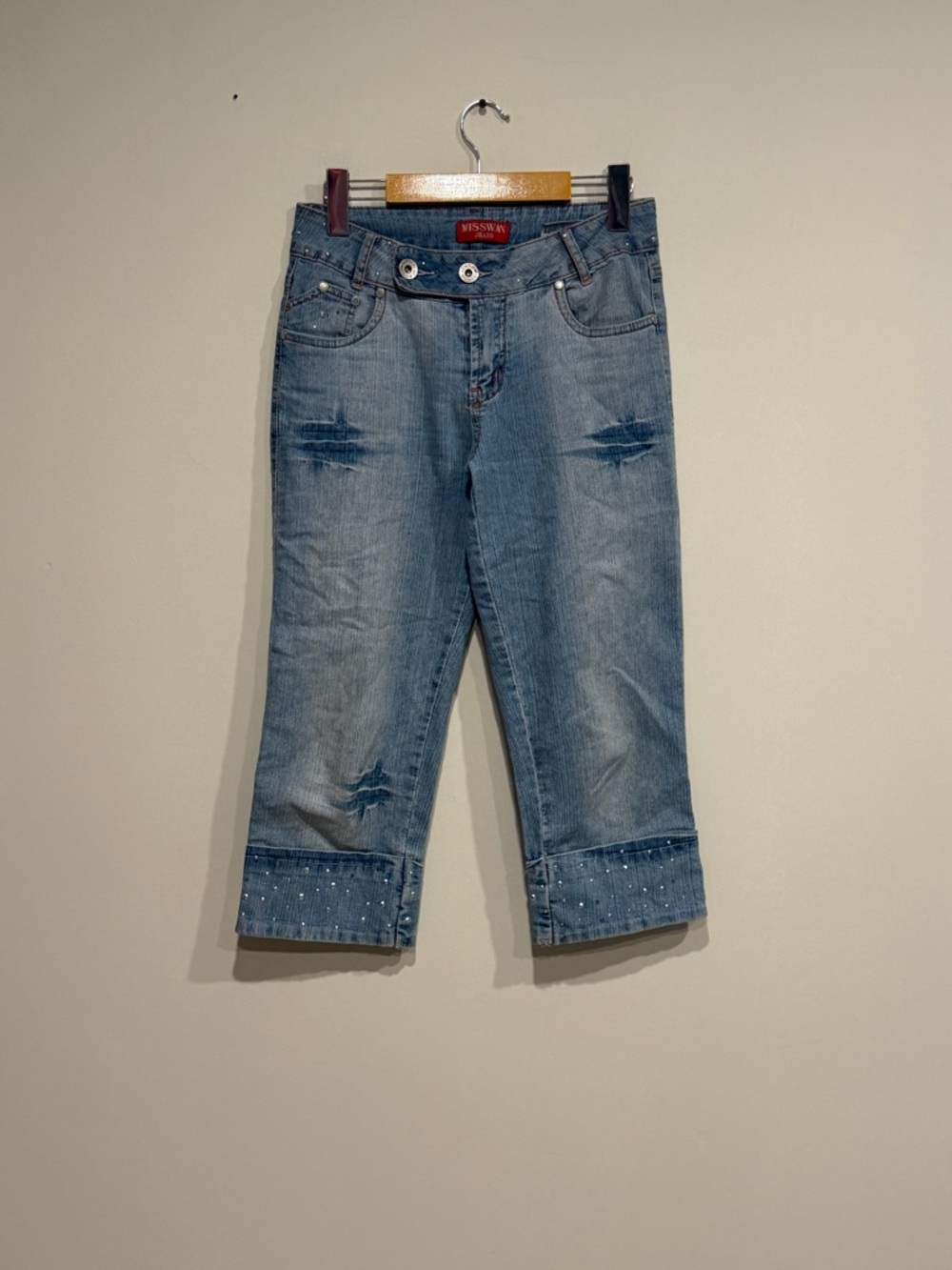 Denim capris